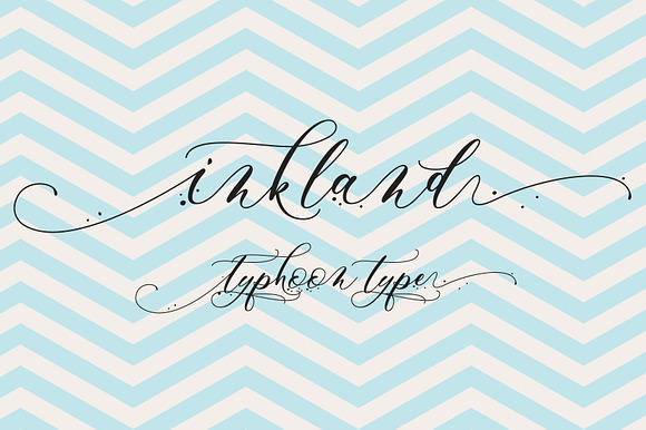 Inkland font preview 3