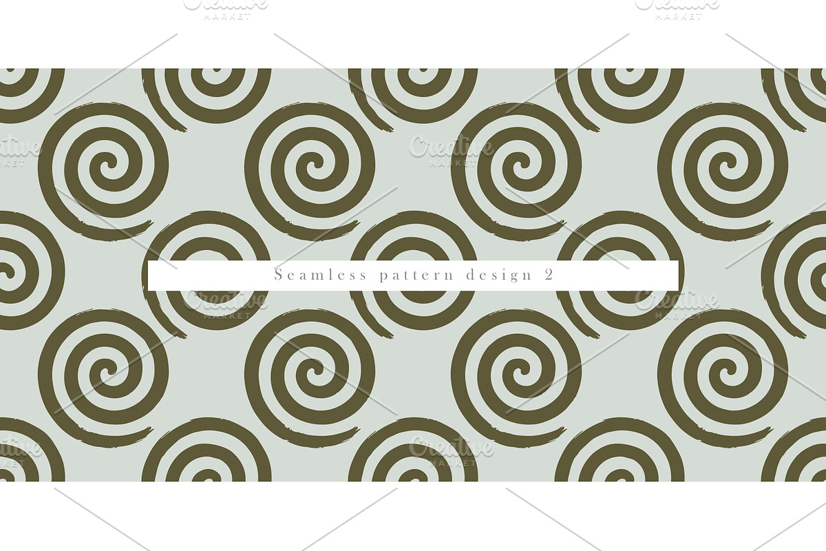 Abstract Spirals Patterns, a Pattern Graphic by Nadezda (Photo 3 of 5)