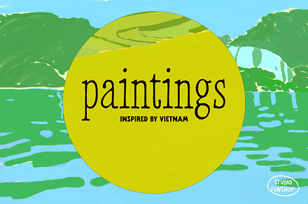 Paintings Inspired by Vietnam, an Illustration by Studio Funshop by Kelli