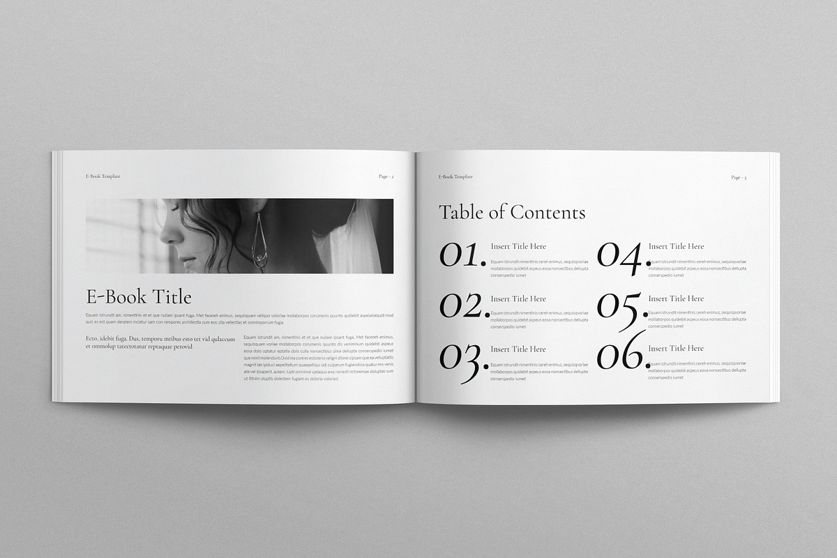 E-Book Template Landscape, a Magazine Template by E-Type (Photo 2 of 7)