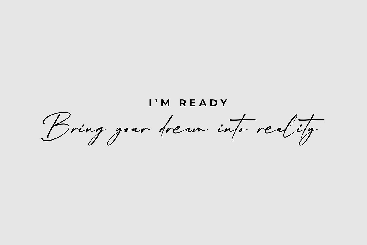 Bethany Avanue Modern Business Font, a Script Font by RantautypeStudio (Photo 5 of 15)