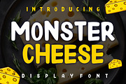 Monster Cheese, a Handwritten Font by Fourteen Letter (Thumbnail 1 of 7)