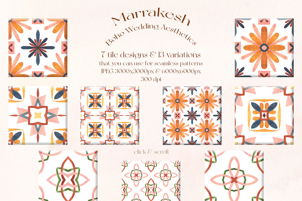 Marrakesh Boho Wedding Aesthetics, a Decorative Illustration by Catch the Dream Art (Photo 14 of 16)