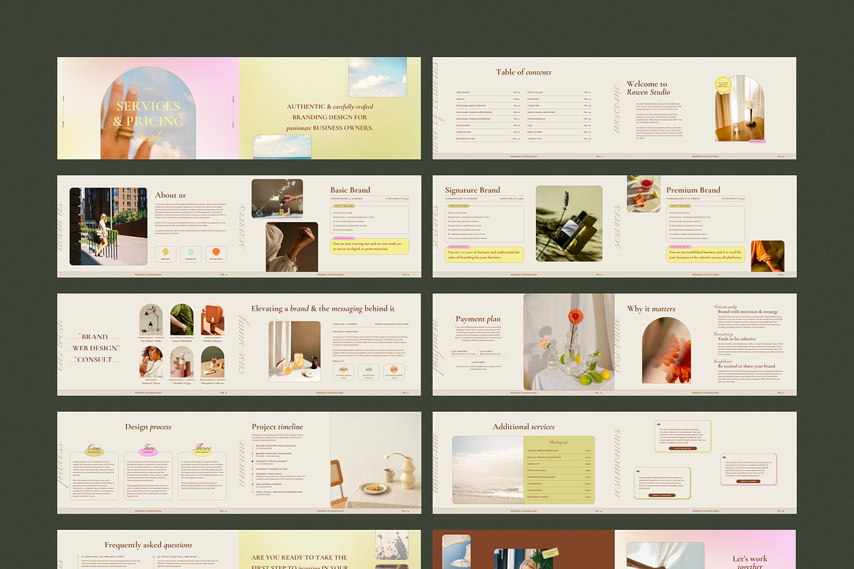 Services and Pricing Guide Canva, a Presentation Template by Made for Creatives (Photo 9 of 10)