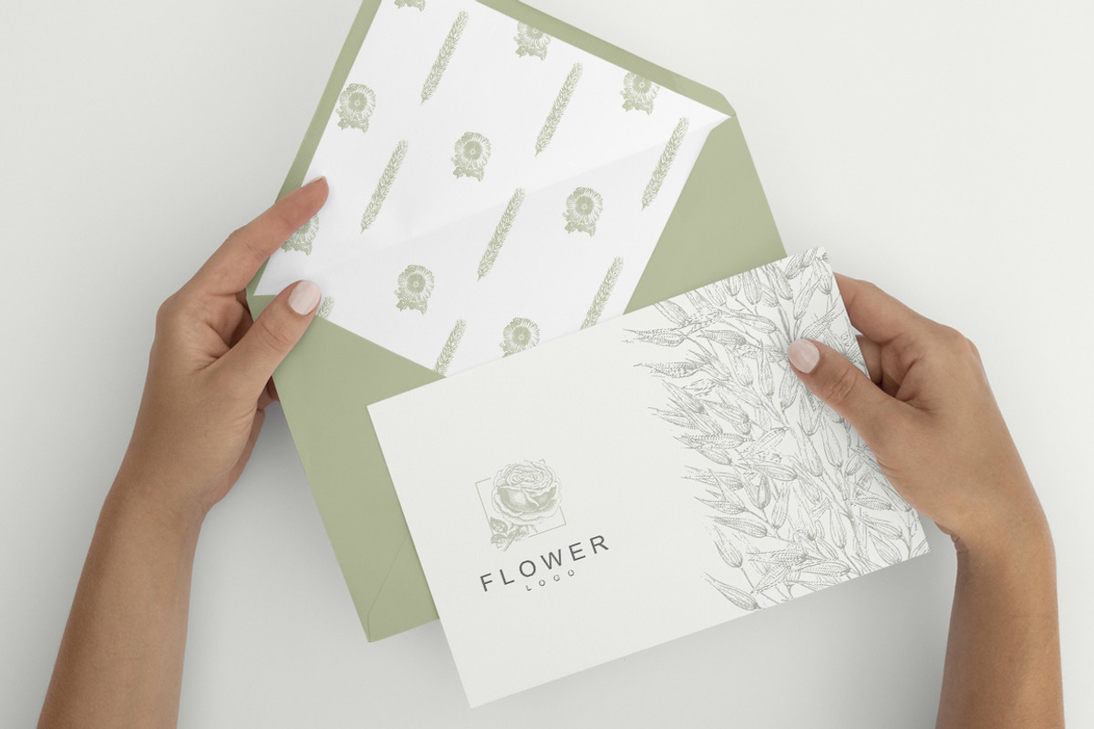 Vintage garden flowers, an Illustration by Retro Machine (Photo 7 of 7)
