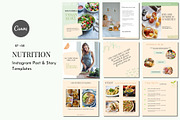 Nutrition Coach Instagram Templates, a Social Media Template by Deepa Template Studio (Thumbnail 2 of 14)