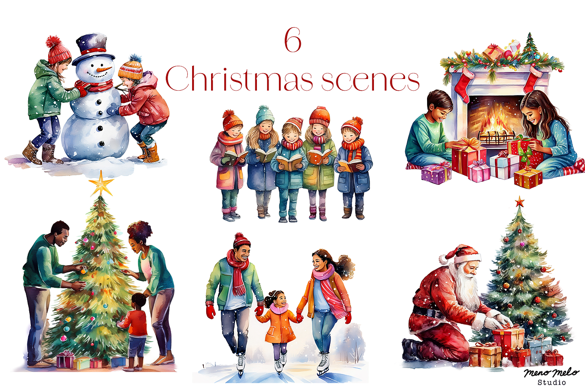 Christmas Illustration, an Illustration by MenoMelo Studio (Photo 9 of 9)