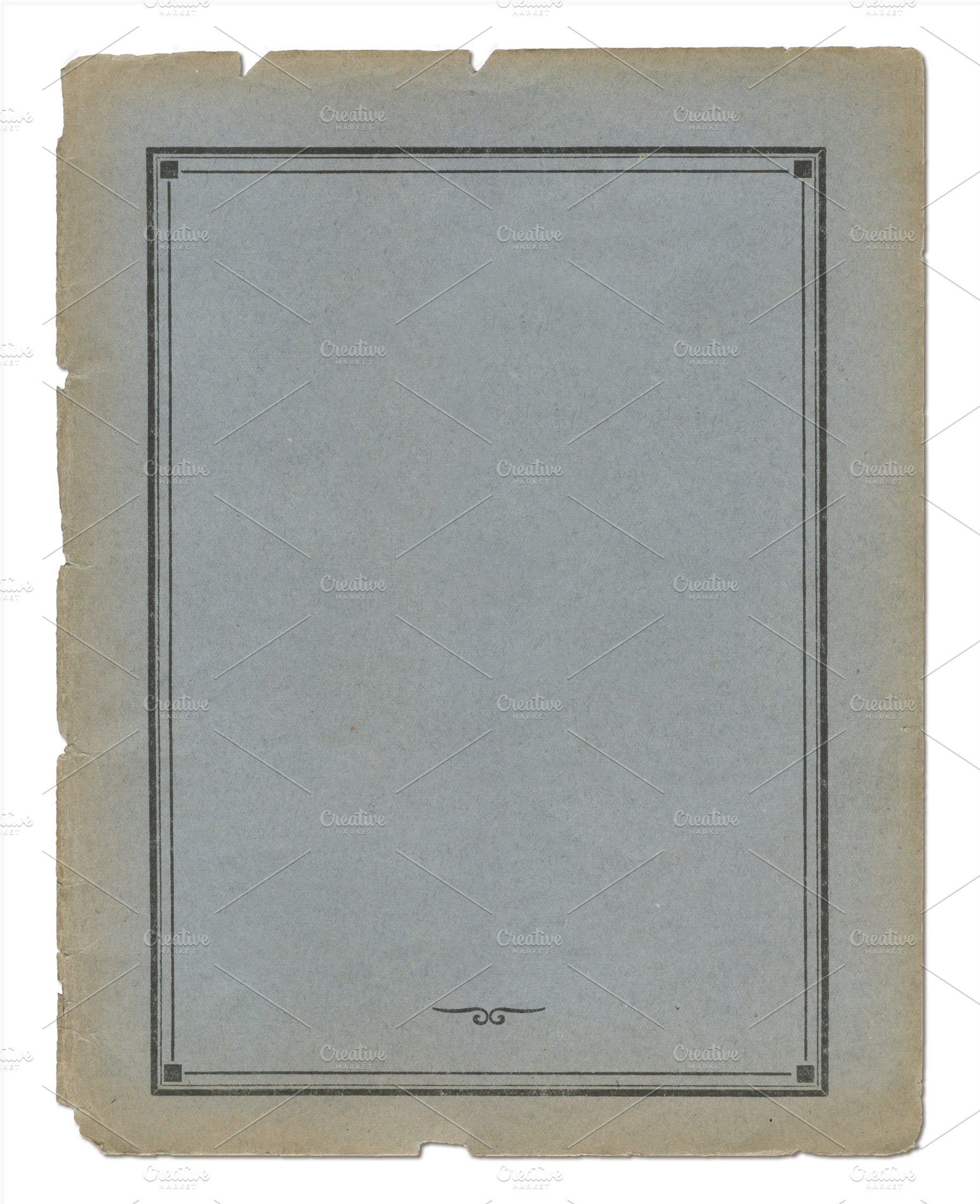 Blue paper frame isolated on white, a Background Photo by GoodGoods