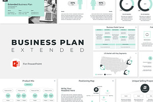 Extended Business Plan PowerPoint, a Presentation Template by JetzTemplates