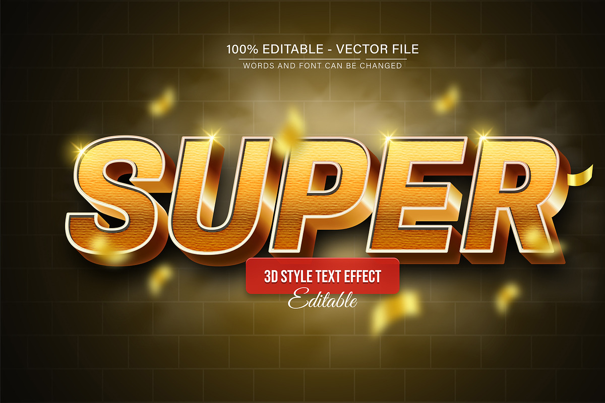 3D Text Effects Collection Vol 40, a Graphic by Aglonemadesign (Photo 8 of 9)