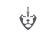 Lion Sword Logo, a Branding & Logo Template by GenesisCreativeCo (Thumbnail 2 of 2)