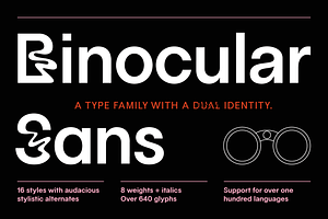 Binocular Sans Font Family