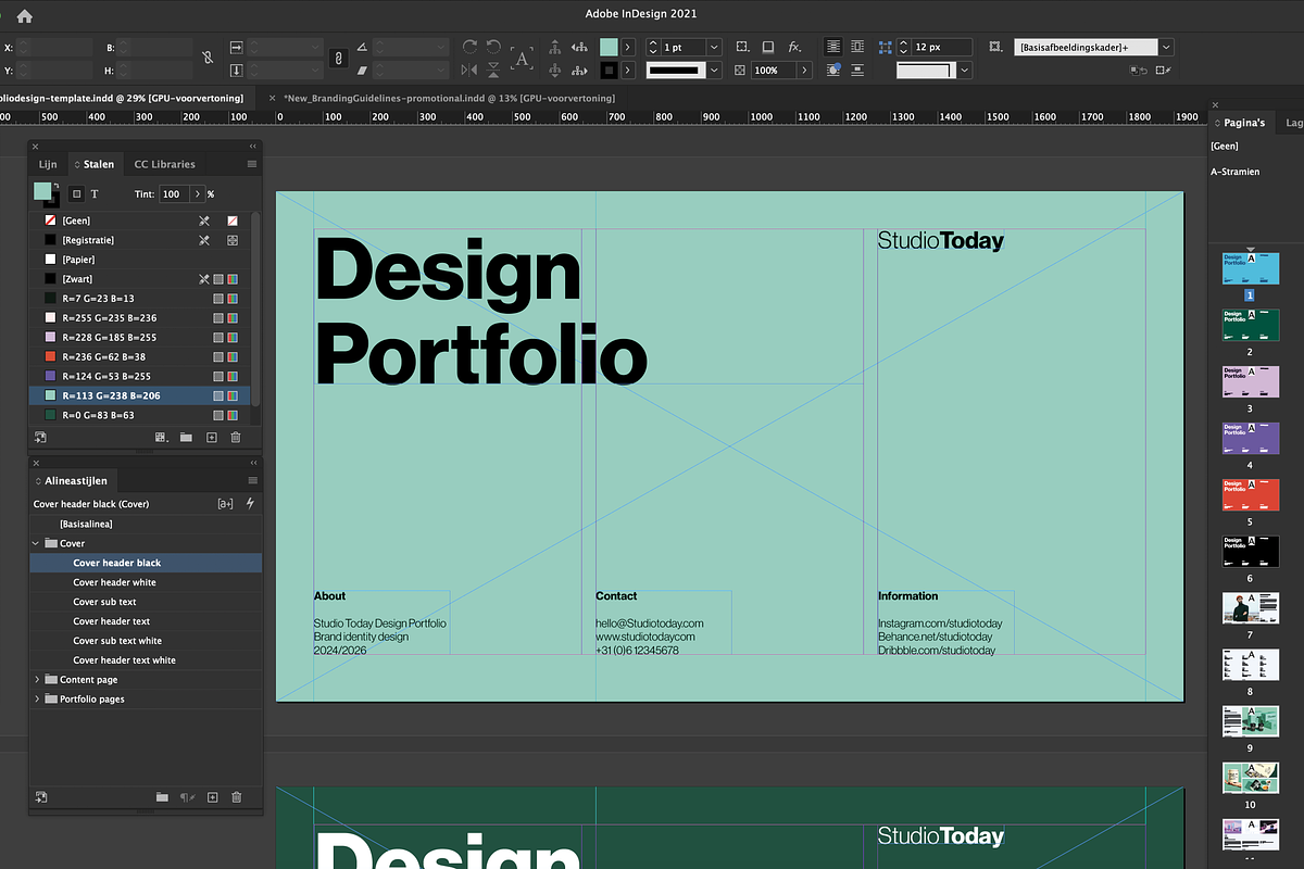 Portfolio Template, a Presentation Template by Typefool's Shop (Photo 11 of 11)