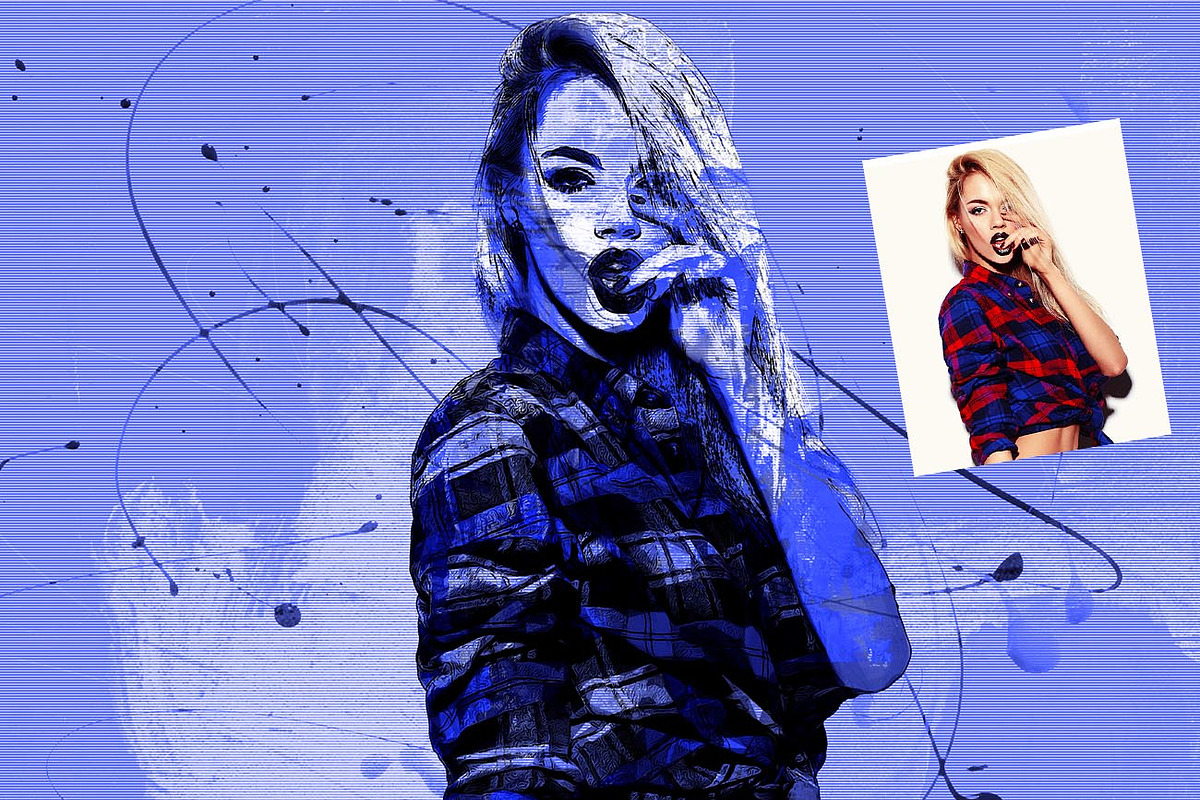 Digital Cartoon Painting Ps Ation, an Action Add-On by Studio Retouch (Photo 6 of 10)