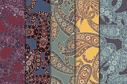 Floral paisley seamless pattern, a Pattern Graphic by antalogiya (Thumbnail 1 of 6)
