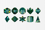 Holographic Glass 3D Icon Set, an Object 3D Model by Eklip Studio (Thumbnail 2 of 3)