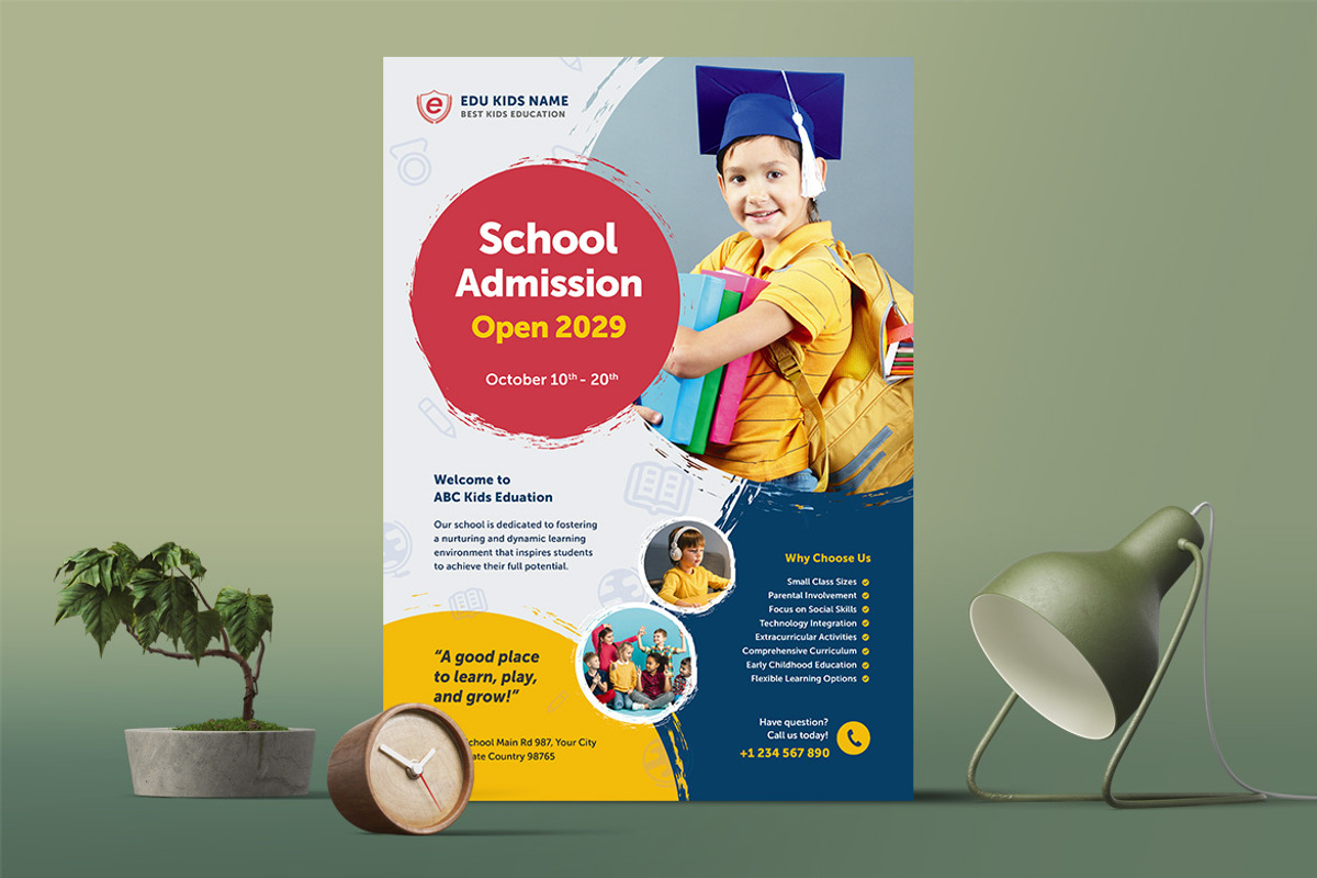 Education Flyer Template, a Flyer Template by Boostock (Photo 3 of 4)