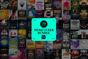70 Music Flyer Bundle, a Design Template by PopotLane (Thumbnail 1 of 5)