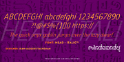 Head™, a Sans Serif Font by MINDCANDY (Thumbnail 2 of 4)