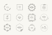 Minimal Flowers Logo Bundle, a Branding & Logo Template by Anatartan Design (Thumbnail 9 of 12)