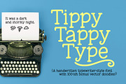 Tippy Tappy Type: a typewriter font!, a Serif Font by Missy Meyer (Thumbnail 1 of 7)