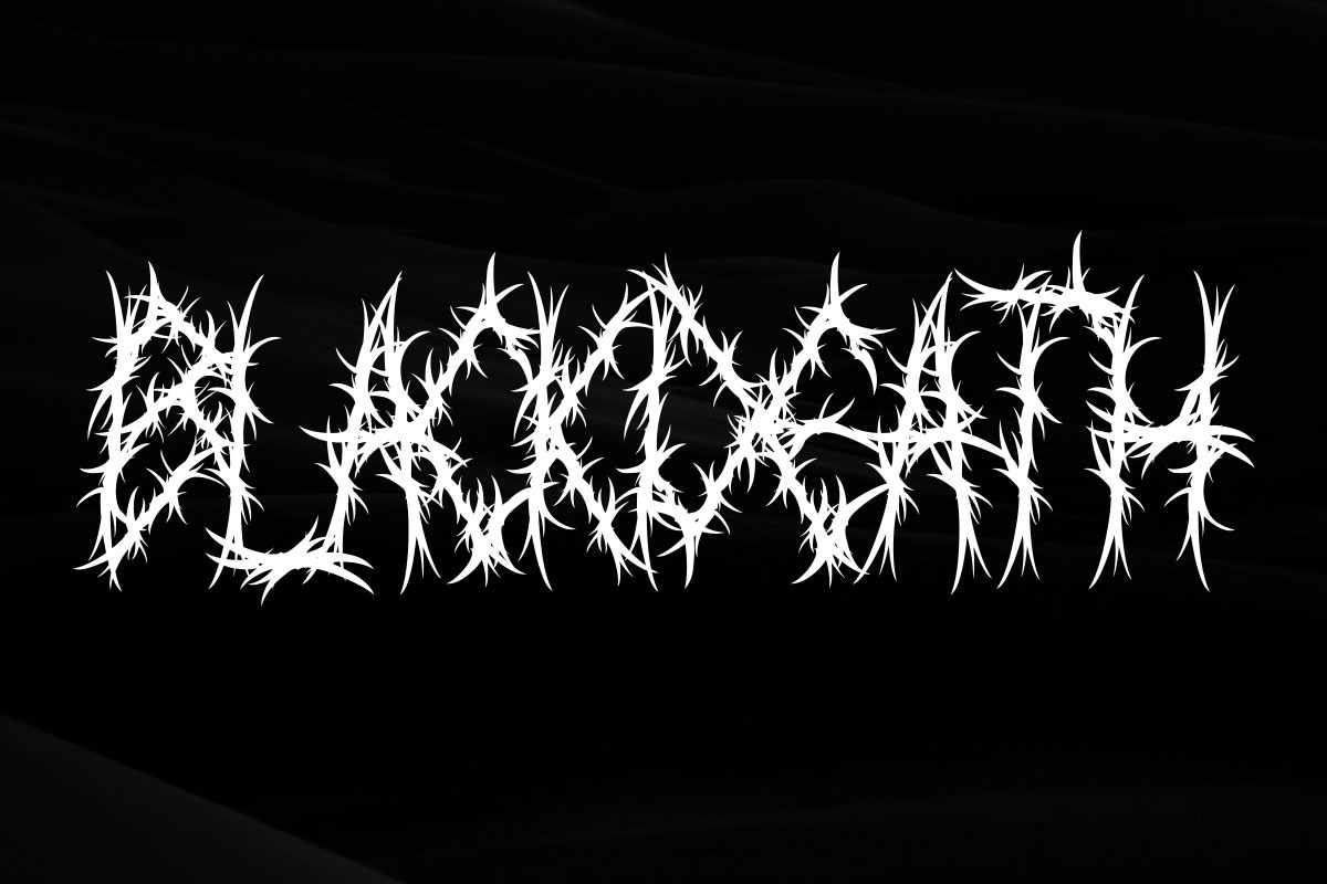 BACKSIDE | BLACK METAL FONT, a Font by BringTypeStudio (Photo 3 of 6)