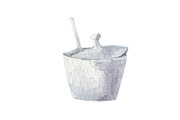 Watercolor kitchenware set, an Illustration by My watercolor shop (Thumbnail 4 of 7)