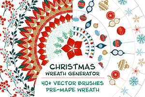 Christmas wreath generator