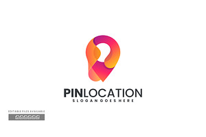 Pin Location Gradient Colorful Logo, a Branding & Logo Template by ivan_artnivora