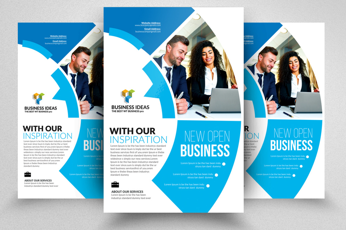 100 Business Flyers Mega Bundle, a Flyer Template by Design Up (Photo 14 of 100)