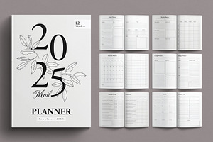 Planner Template, a Brochure Template by E-Type