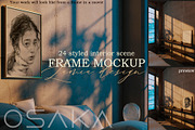 24 Japanese Style Art Mockups Frame, a Household Mockup by LAMIA DESIGN (Thumbnail 1 of 21)