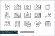 Minimal IT icons, an Outline Icon by Picture Window (Thumbnail 1 of 5)