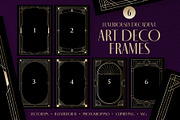 Art Deco Border & Frames, an Object Graphic by DesignerCandies (Thumbnail 1 of 7)