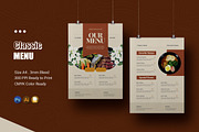 Classic Menu, a Print Template by Esensifiksi.studio (Thumbnail 1 of 2)