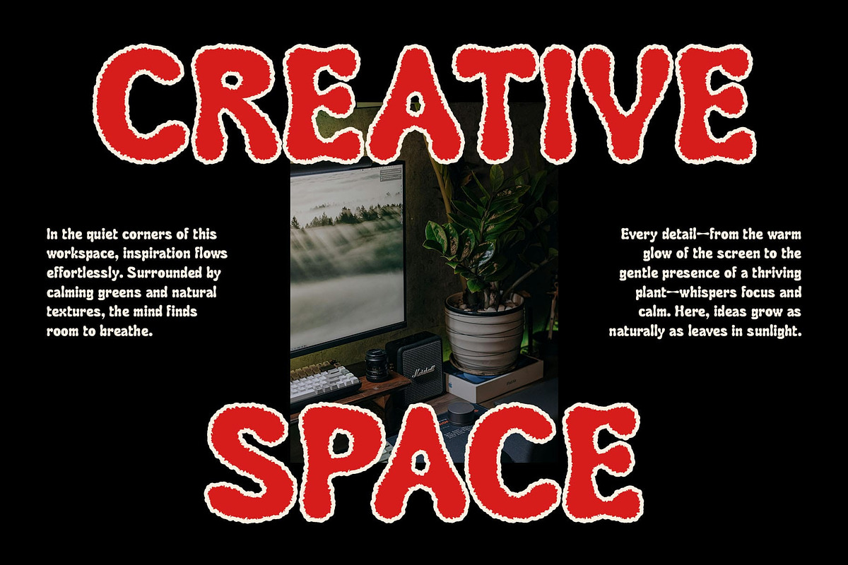 Rastely Rough, a Sans Serif Font by Craft Supply Co. (Photo 3 of 8)