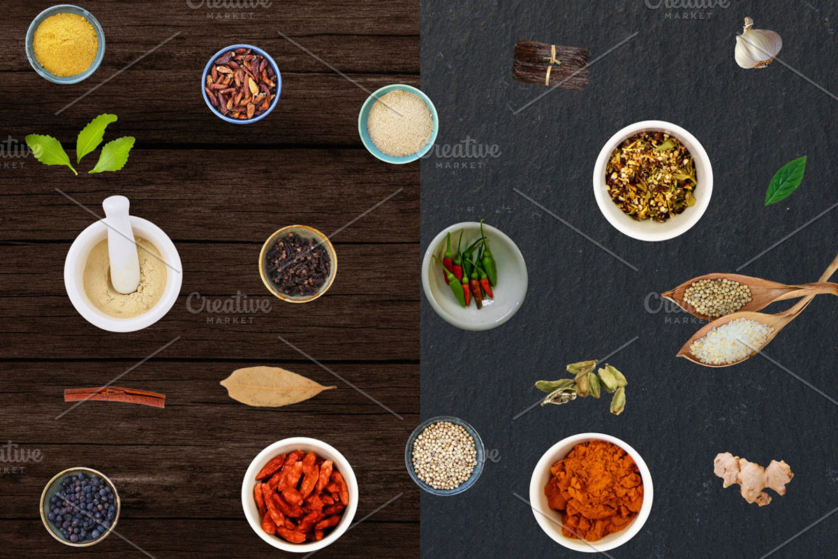 Isolated Food Images-Herbs and Spice, an Object Graphic by Made by Mancie (Photo 5 of 5)