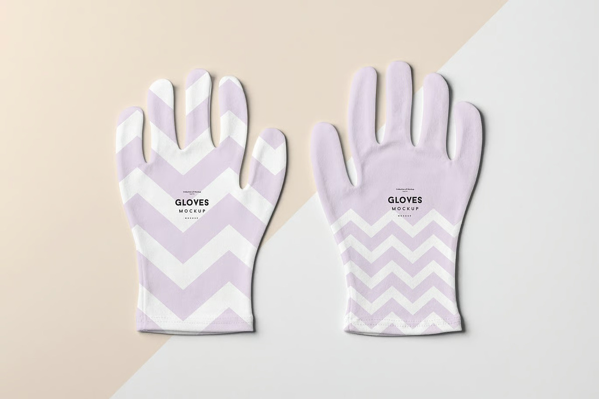 Gloves Mock-up, an Apparel Mockup by zippypixelstudio (Photo 7 of 10)