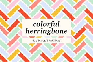 Colorful Herringbone Patterns