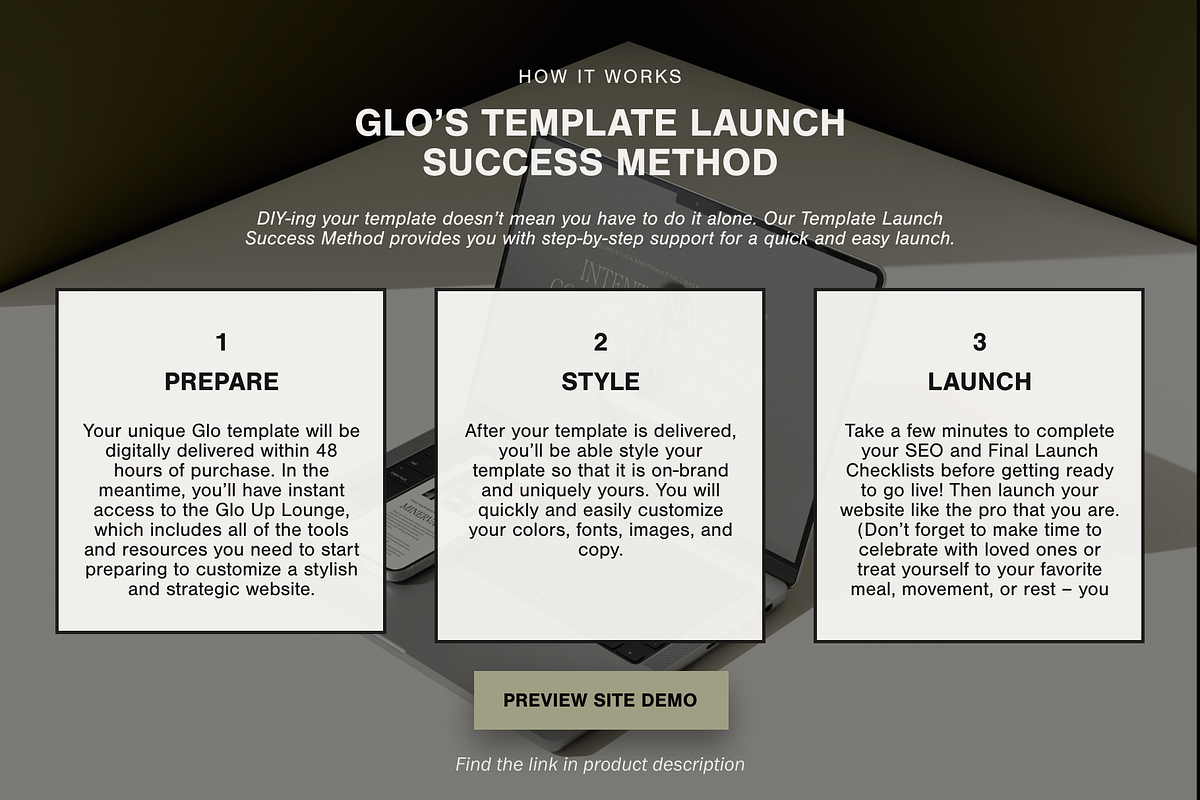 Luxury Squarespace Website Template preview 7