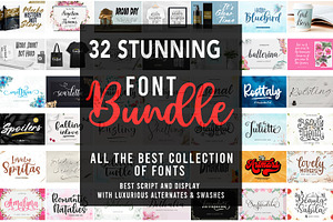 32 Stunning Fonts for Every Creative, a Script Font by JustArtDigital