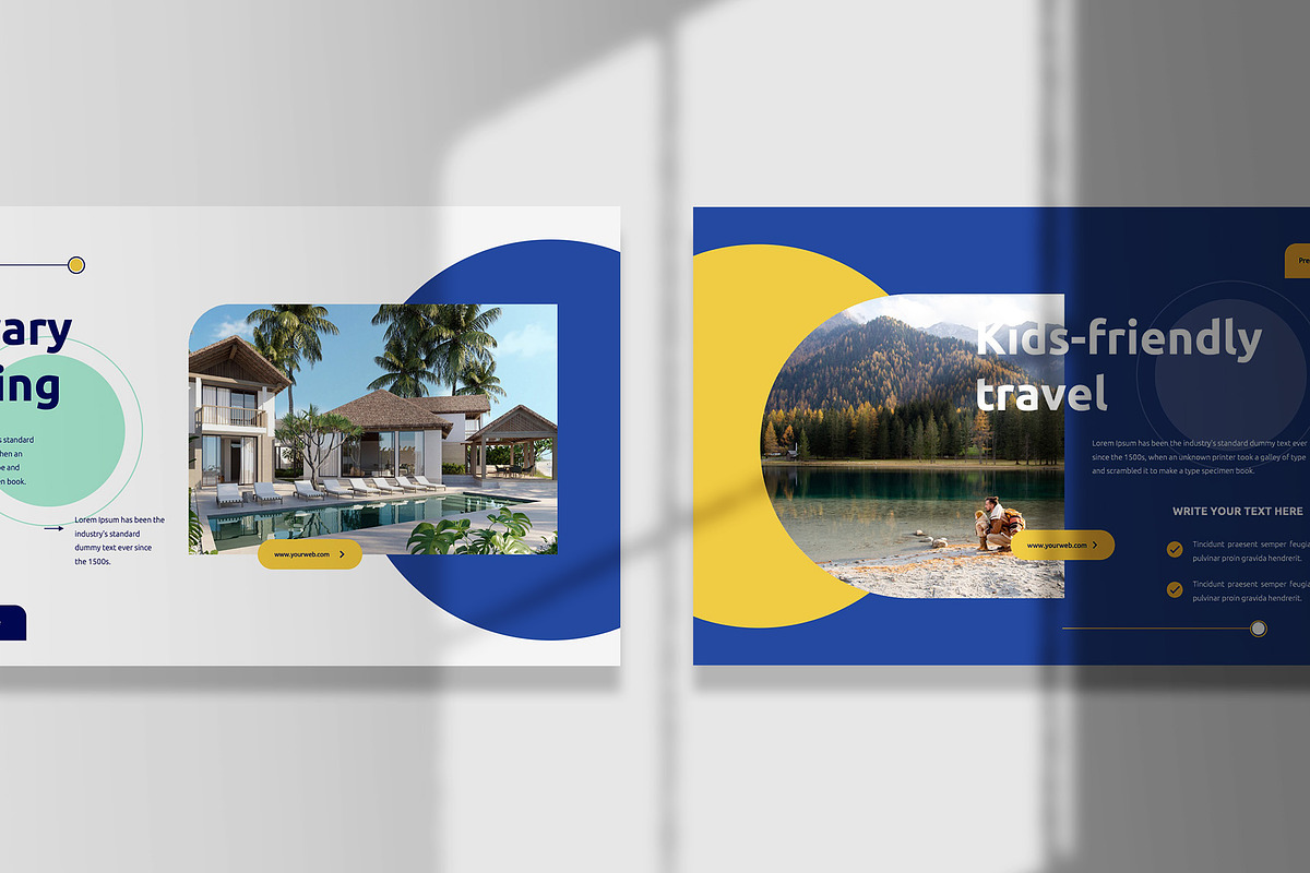Travel Keynote Template, a Presentation Template by Boinah Studio (Photo 4 of 7)