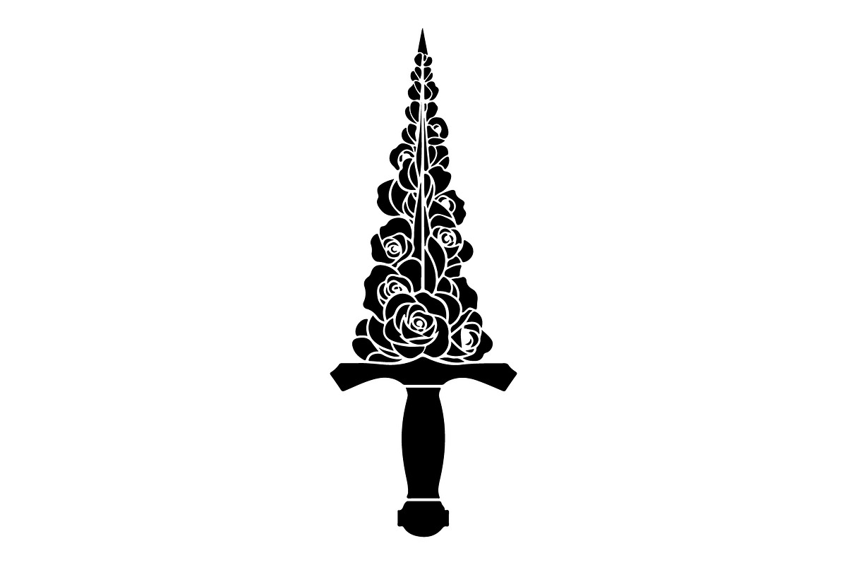 Ornamental Dagger Silhouette Bundle, an Object Illustration by Gaye Art (Photo 11 of 31)