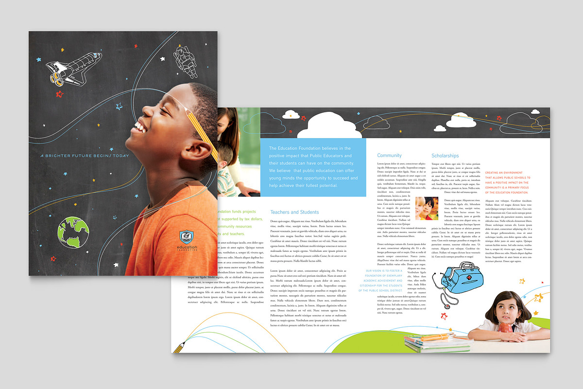 Education Brochure Template, a Brochure Template by StockLayouts (Photo 4 of 4)
