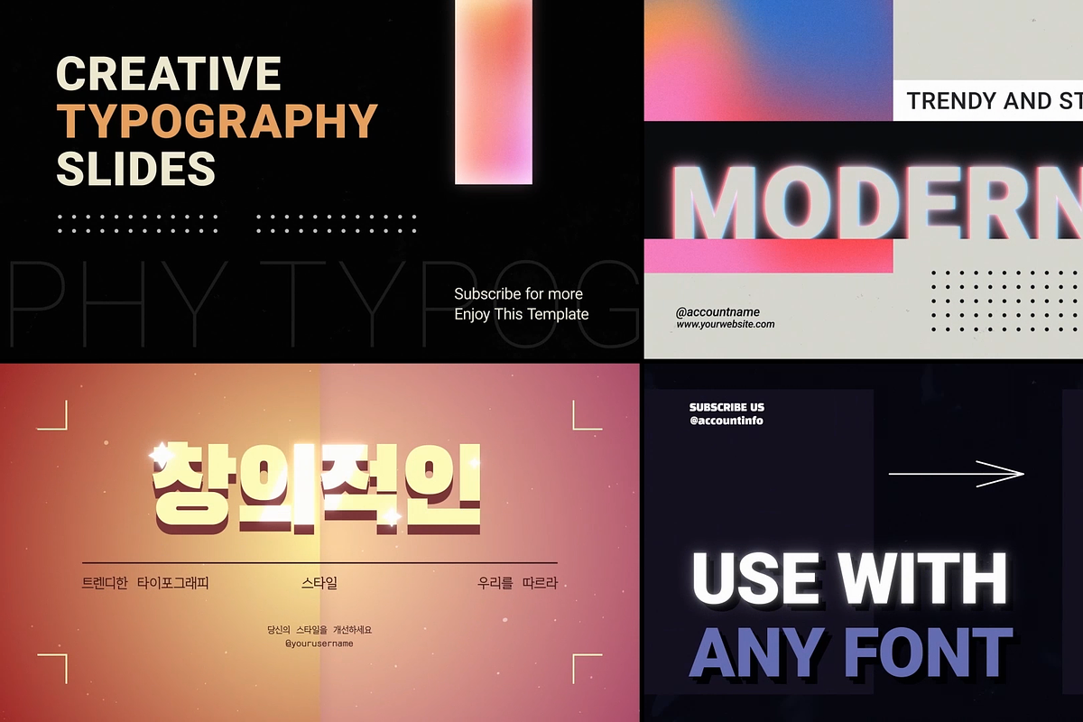 Creative Typography for FCPX, a Templates & Theme by 2dfx (Photo 1 of 2)