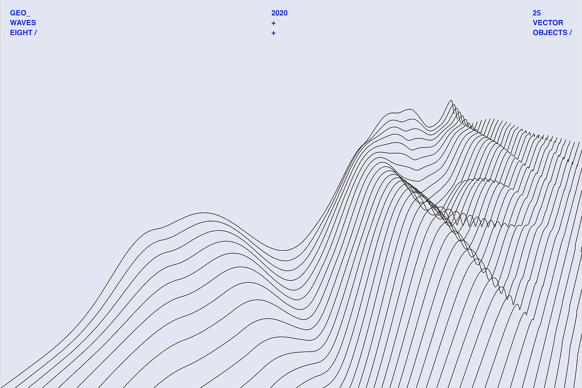 GEO_WAVES8 Vector Pack, a Background Graphic by codetoform (Photo 4 of 27)