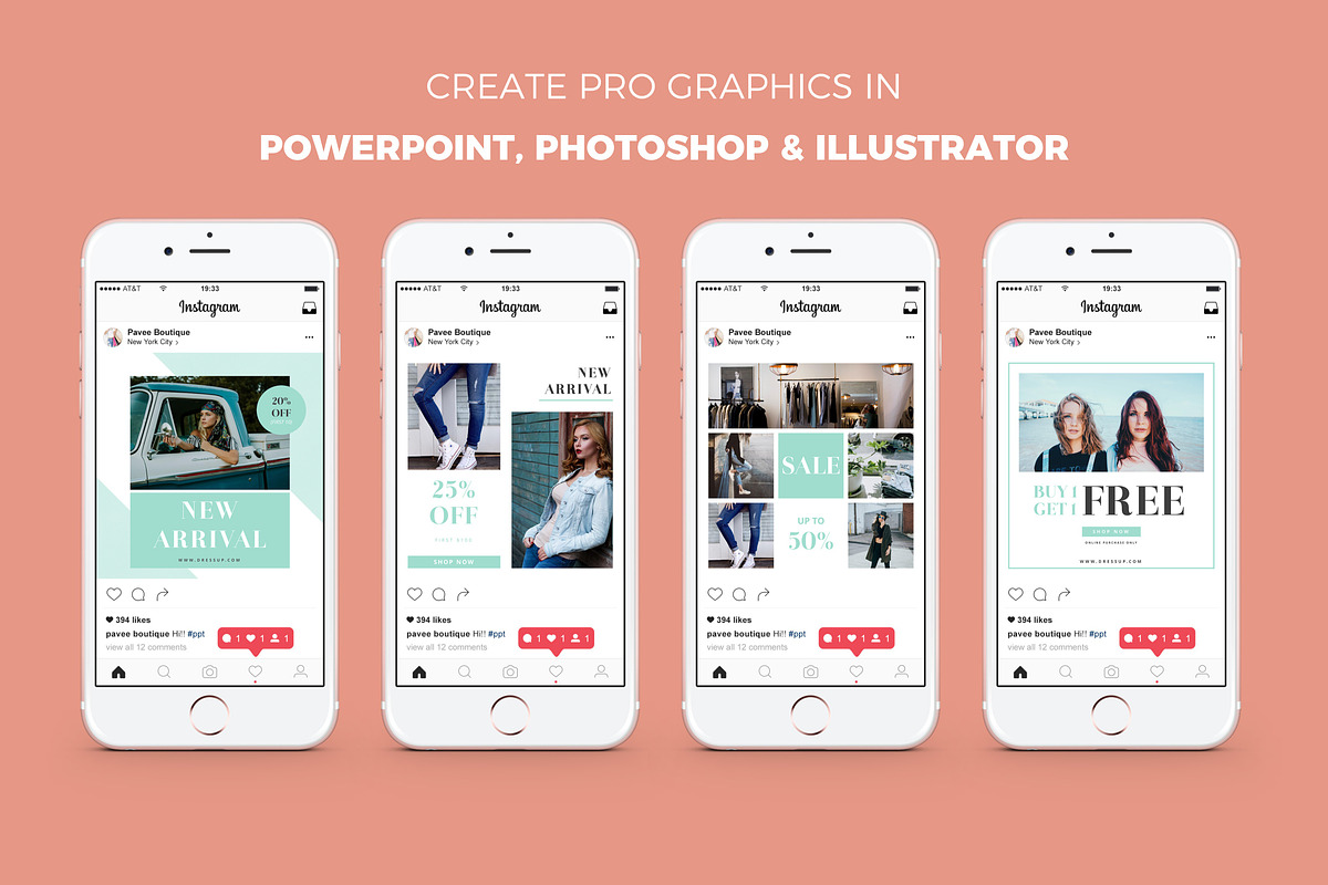 30 Social Media Templates, a Social Media Template by Wipavee (Photo 2 of 11)