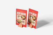Menu Mockup, a Product Mockup by MrLetters (Thumbnail 5 of 5)