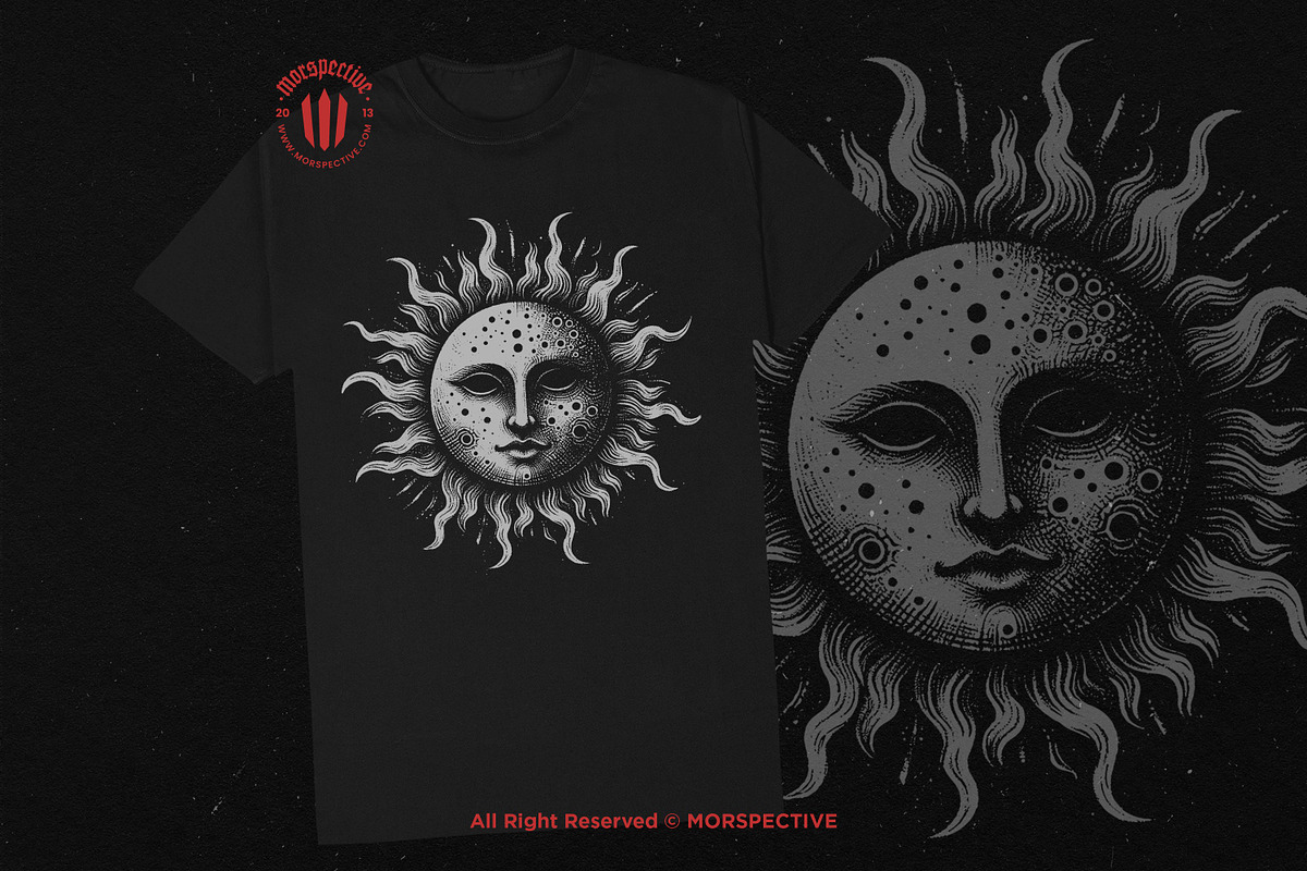 10 Bundle Dark Art Magical Sun Solar, an Illustration by Morspective (Photo 2 of 7)