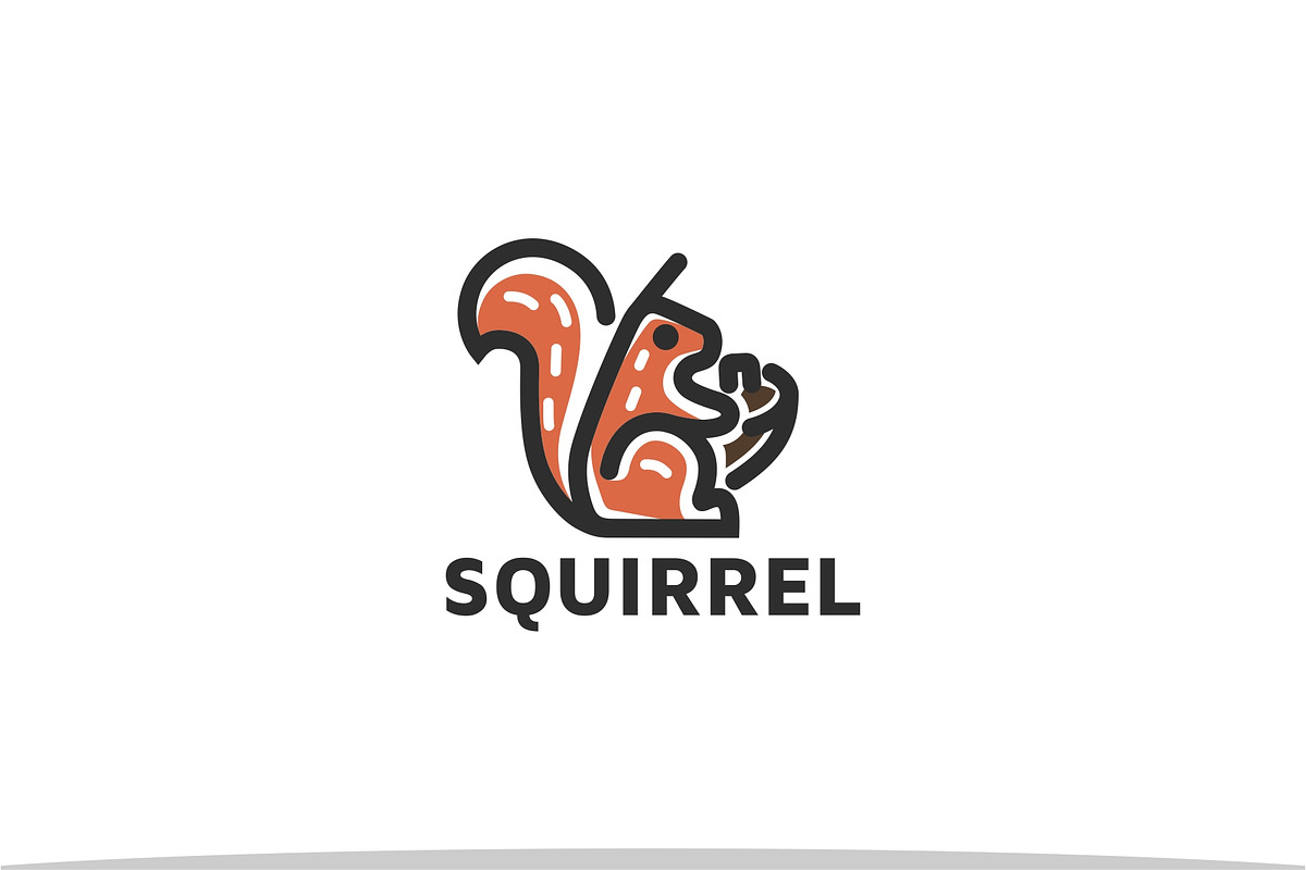 Squirrel Logo Template, a Branding & Logo Template by Metrolinevision (Photo 2 of 2)